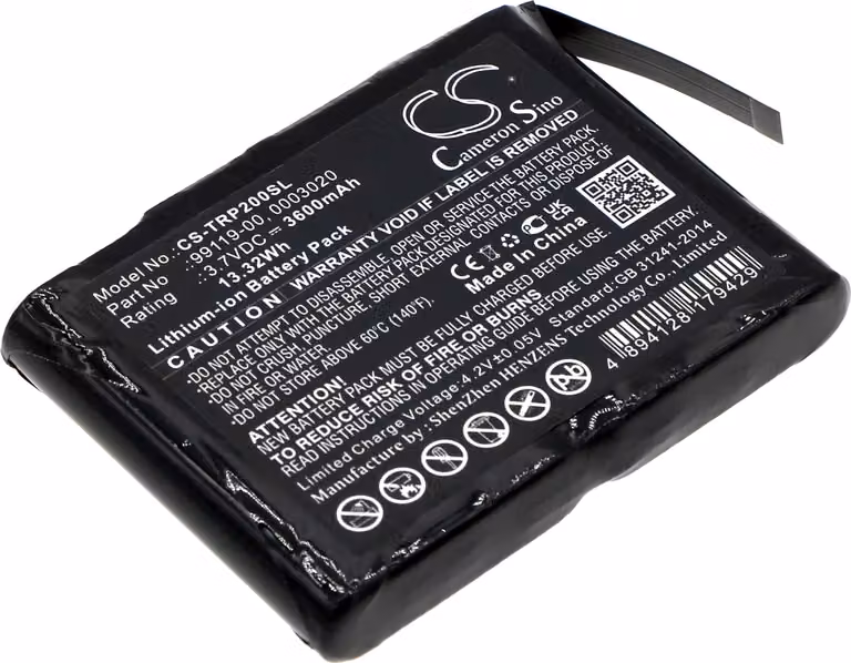 TECHTEK Batteria compatibile con [Trimble] PG200, R1 sostituisce 0003020, per 99119-00