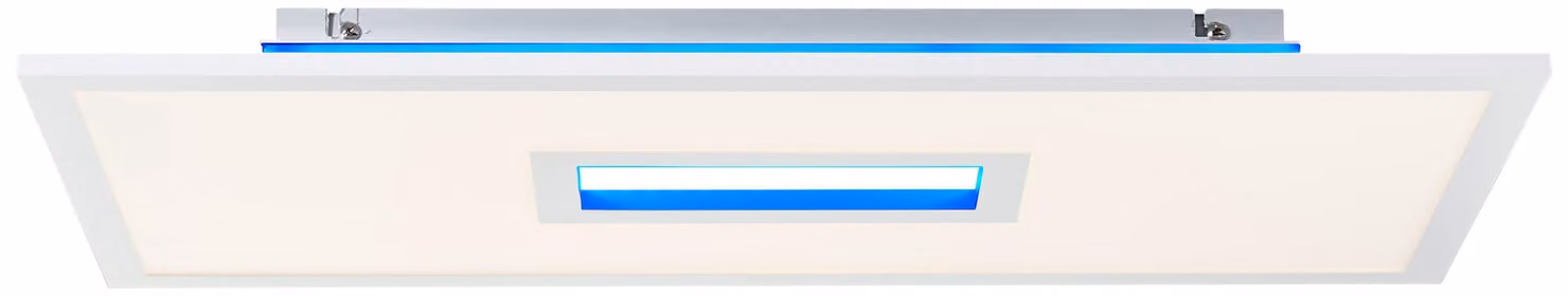 Pannello LED brillante Movida Pannello LED a montaggio superficiale, 60 x 30 cm, RGB, 2600 lm, dimmerabile, 2700-6500 K, bianco