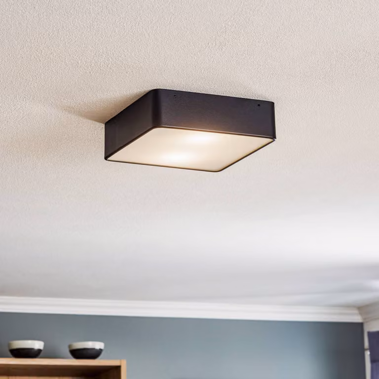 Plafoniera soffitto Oro Argon, dimmerabile, Nero, Soggiorno / Sala da pranzo, Metallo, Moderno, Plafoniera