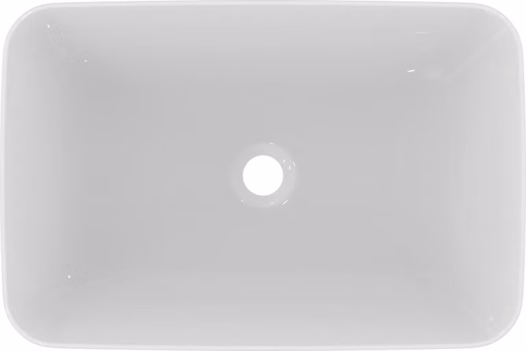 Ideal Standard Connect Air Vasque à poser 600mm, rectangulaire, sans trou pour robinet, sans trop-plein, E034801, E034801