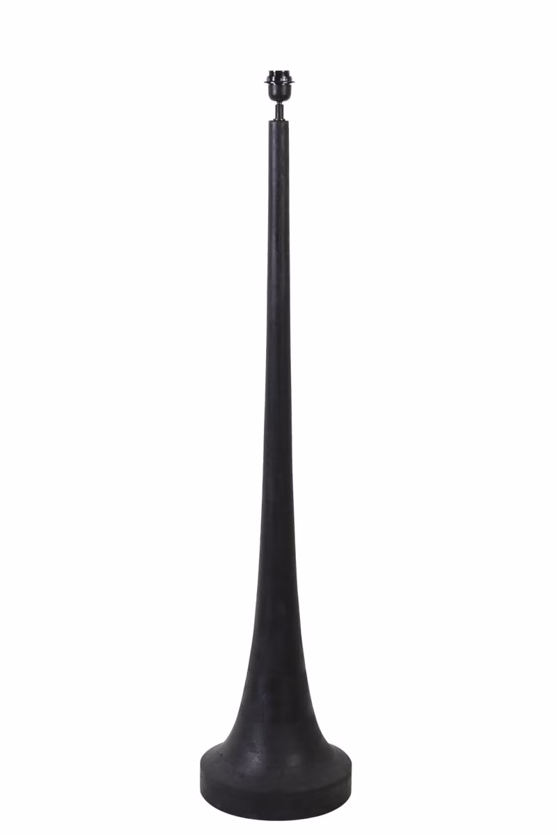 Lampada da terra - nero - Jovany - legno - apparecchio singolo - E27 - 7038812 - Light & Living