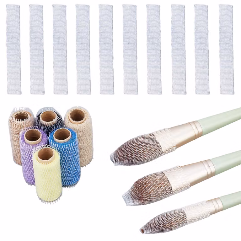 100 coperture per bobine di filo da cucito, dimensioni 1x6 cm, per proteggere il filo e i pennelli