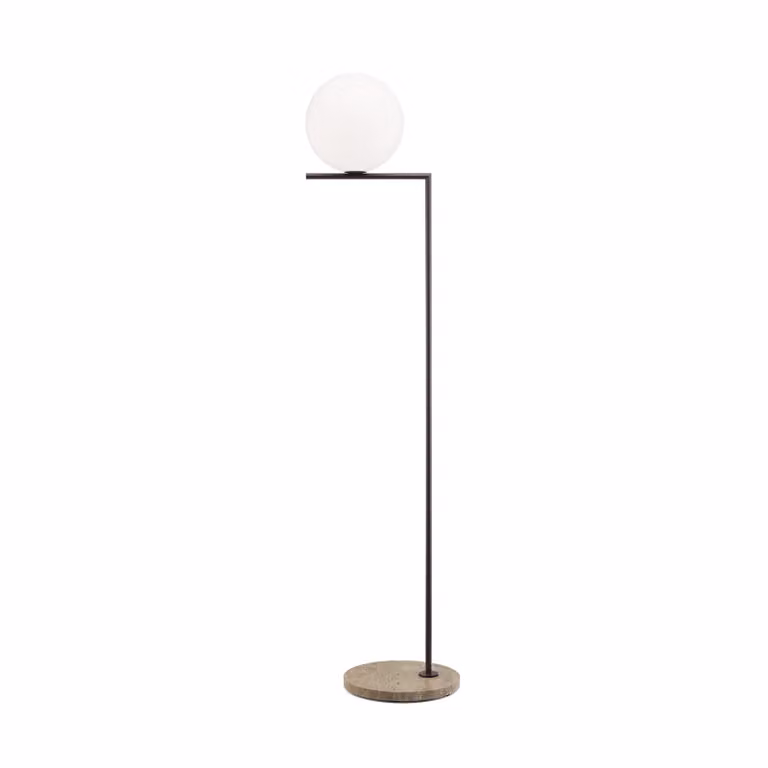 Flos - IC F1 Outdoor H 1350 mm - Lampada da terra da esterno - Marrone