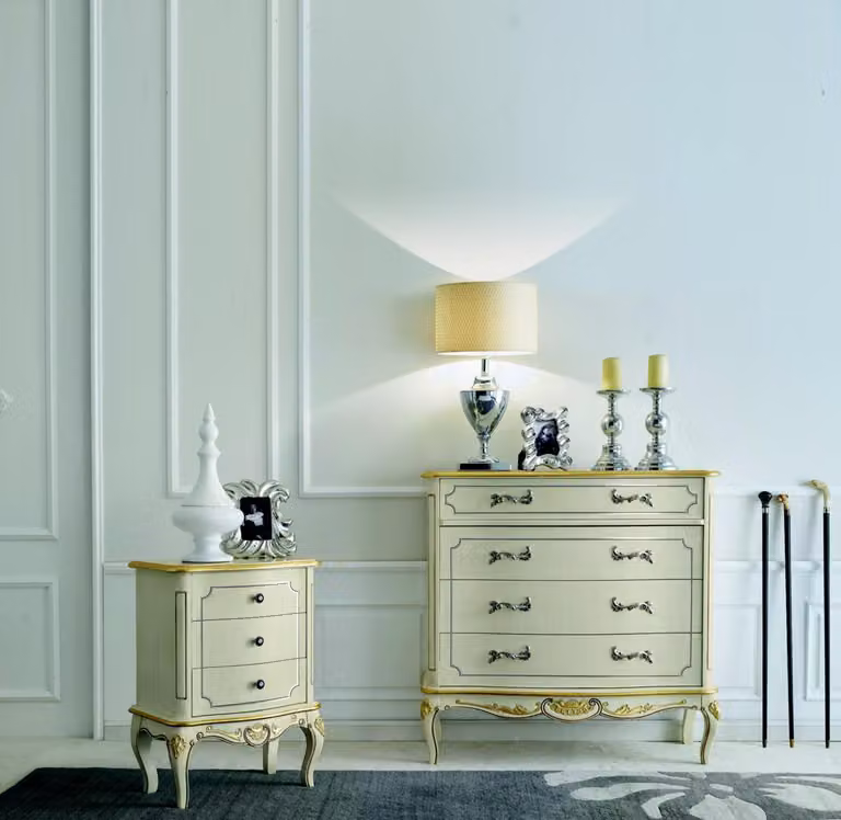 Design Möbel Stil Klassischer xxl Kommode Weiß Holz Luxus Italienische Möbel