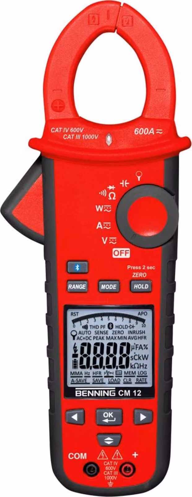 Multimetro digitale con pinza amperometrica CM 12 Benning | 4014651446809