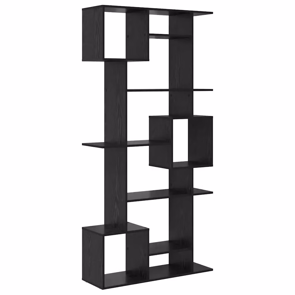 vidaXL Armadio per Libri Moderno Nero L: 92 cm, P: 29 cm, H: 188 cm – 2