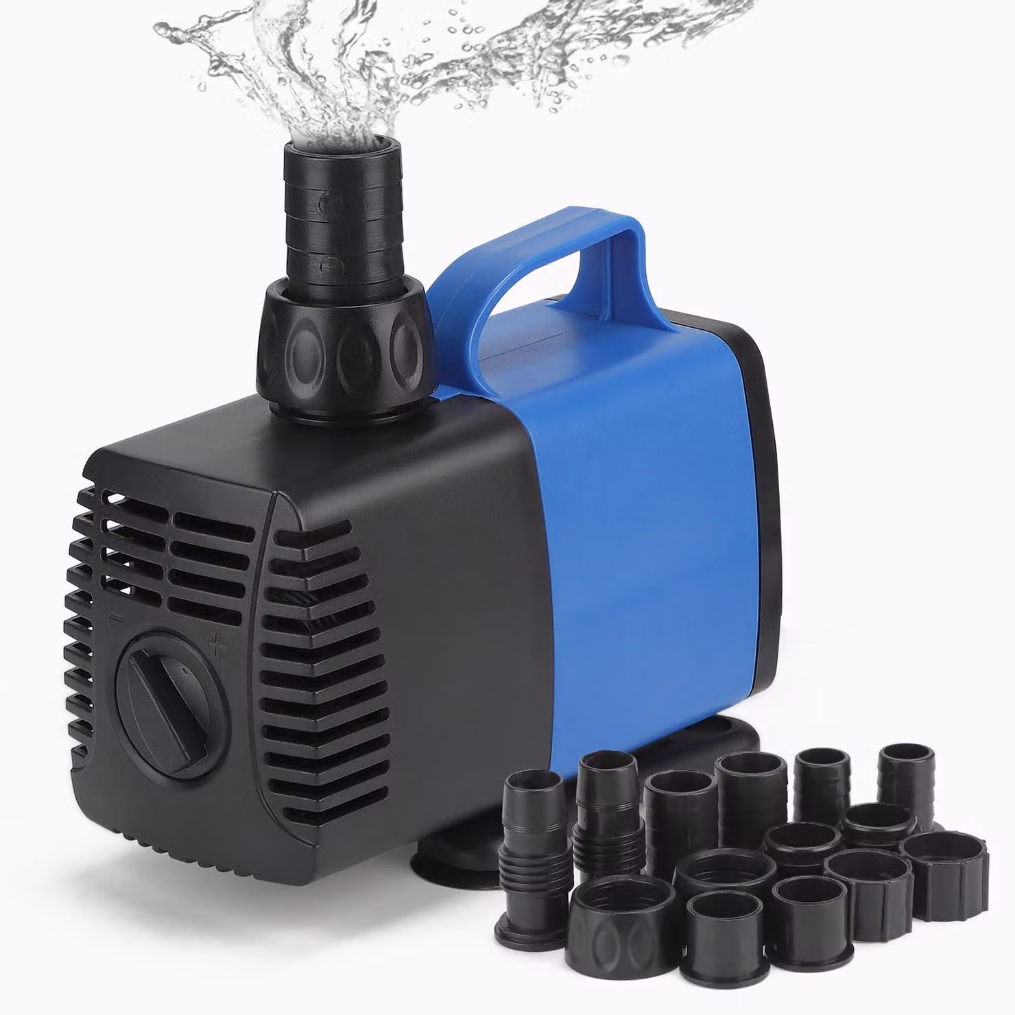 Pompa per laghetto, pompa filtrante da 4500 litri/ora, con 5 ugelli per una circolazione ottimale dell'acqua