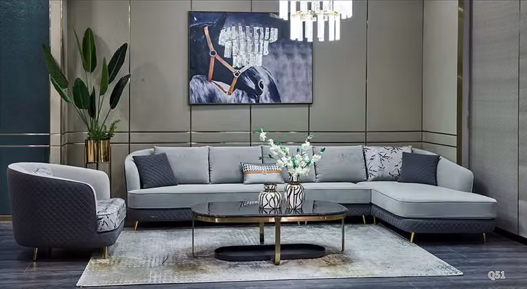 Wohnlandschaft Ecksofa L-Form Sessel Set Garnitur Modern Sofa Leder Couch 2tlg.