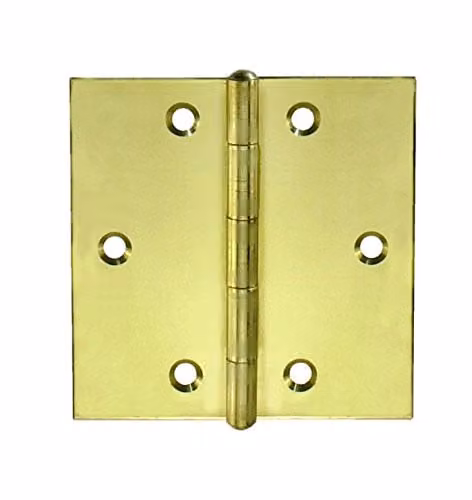 Cerniere quadre ottone 60 x 60 mm. - 2 pz.