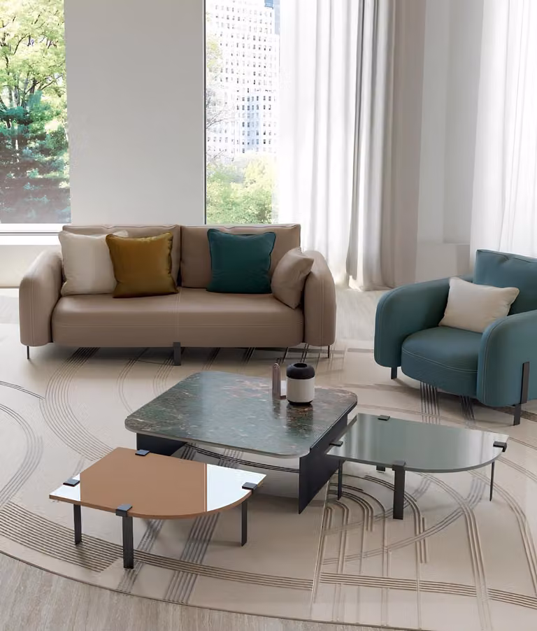Couchtisch Wohnzimmer Designs Italienische Tisch Möbel Holz Glas Set 3x