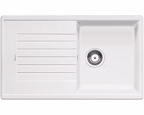Lavello in granito Blanco Zia 5 S Bianco