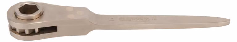 KS Tools BRONZEplus cricchetto da costruzione, esagonale, con punta centrale 21 mm