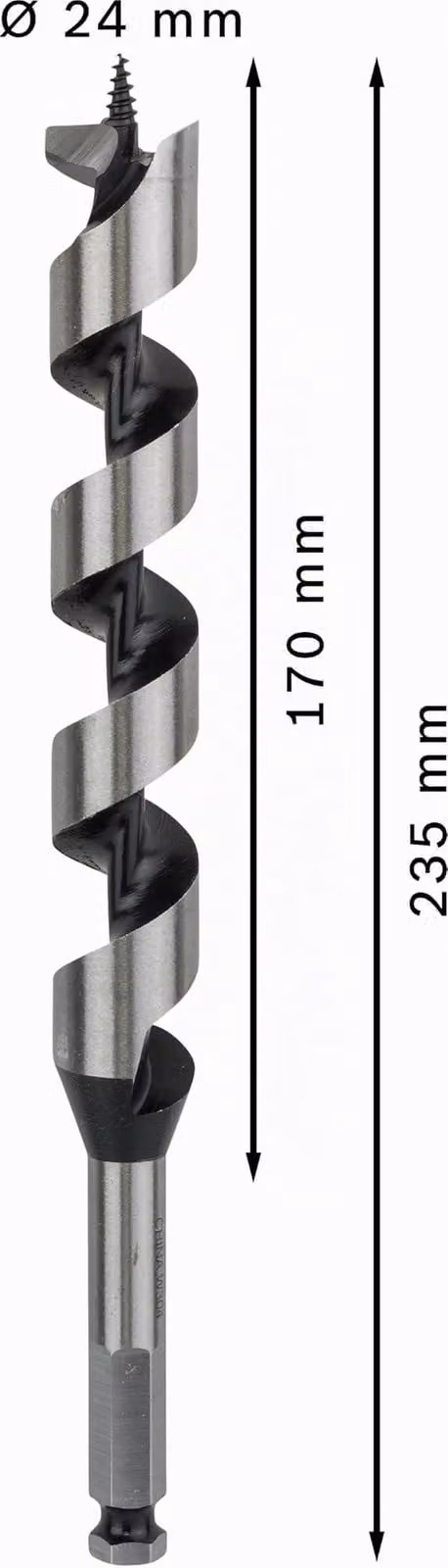 PRO Legno Punta per legno, 24 x 170 x 235 mm