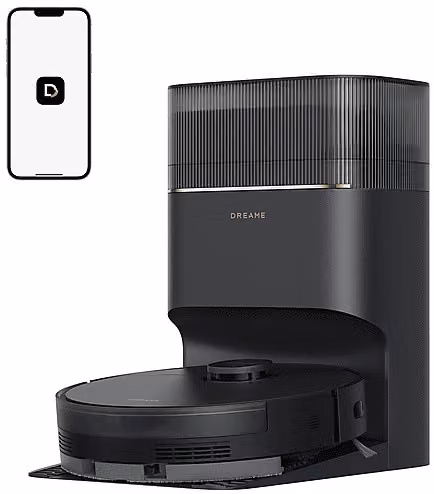 Robot Aspirapolvere e Lavapavimenti Dreame D20VIM Pro Plus, Potenza 650 W, Nero