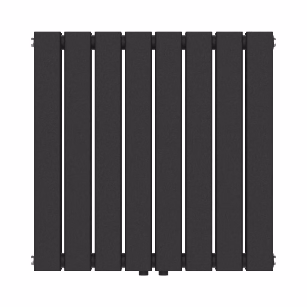Radiatore a doppio pannello neu.haus in acciaio nero L 60 cm x H 60 cm – 2