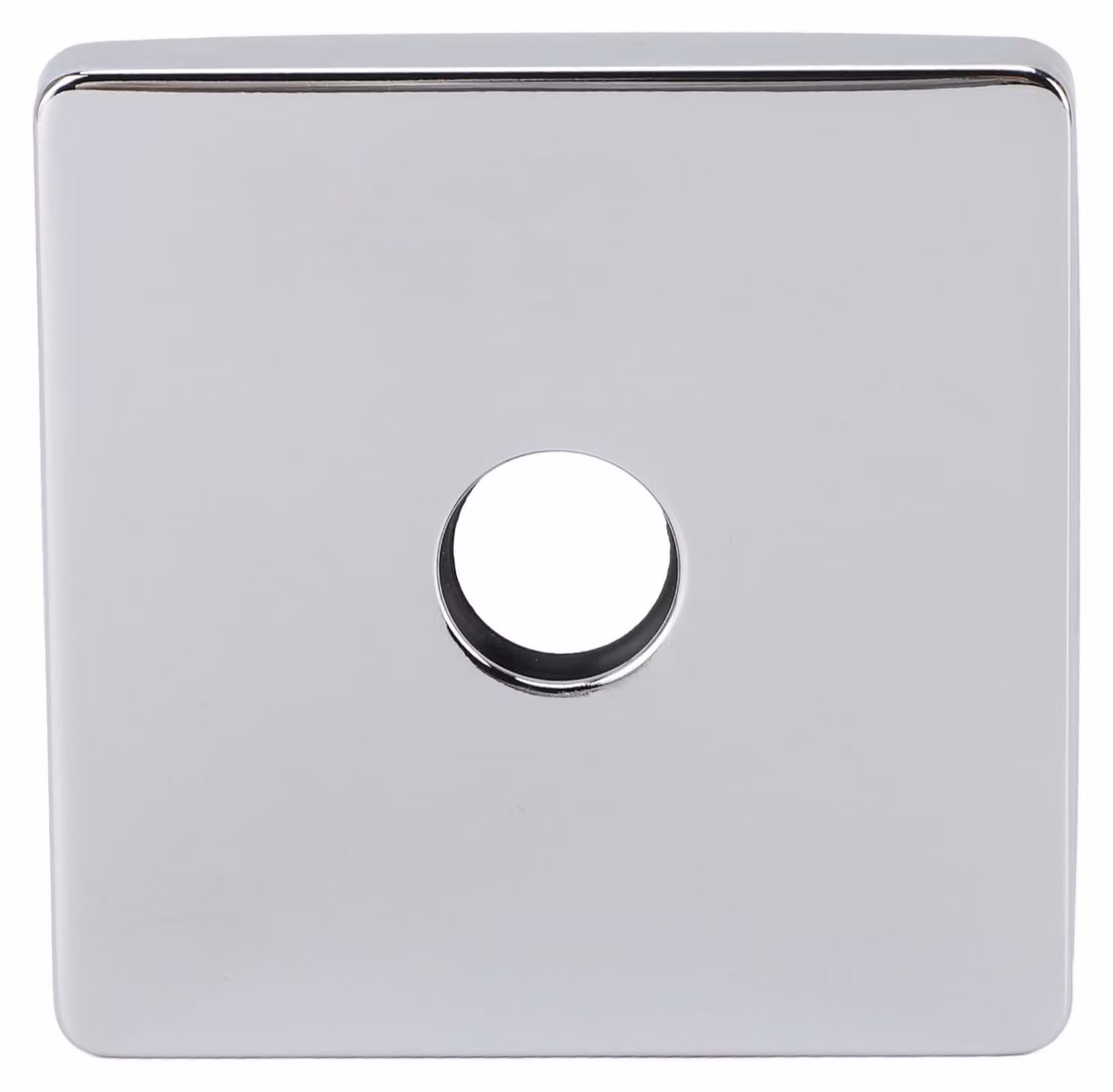 Piastra di copertura quadrata per braccio doccia, universale, decorativa, flangia extra large in acciaio inossidabile per galvanizzazione bagno