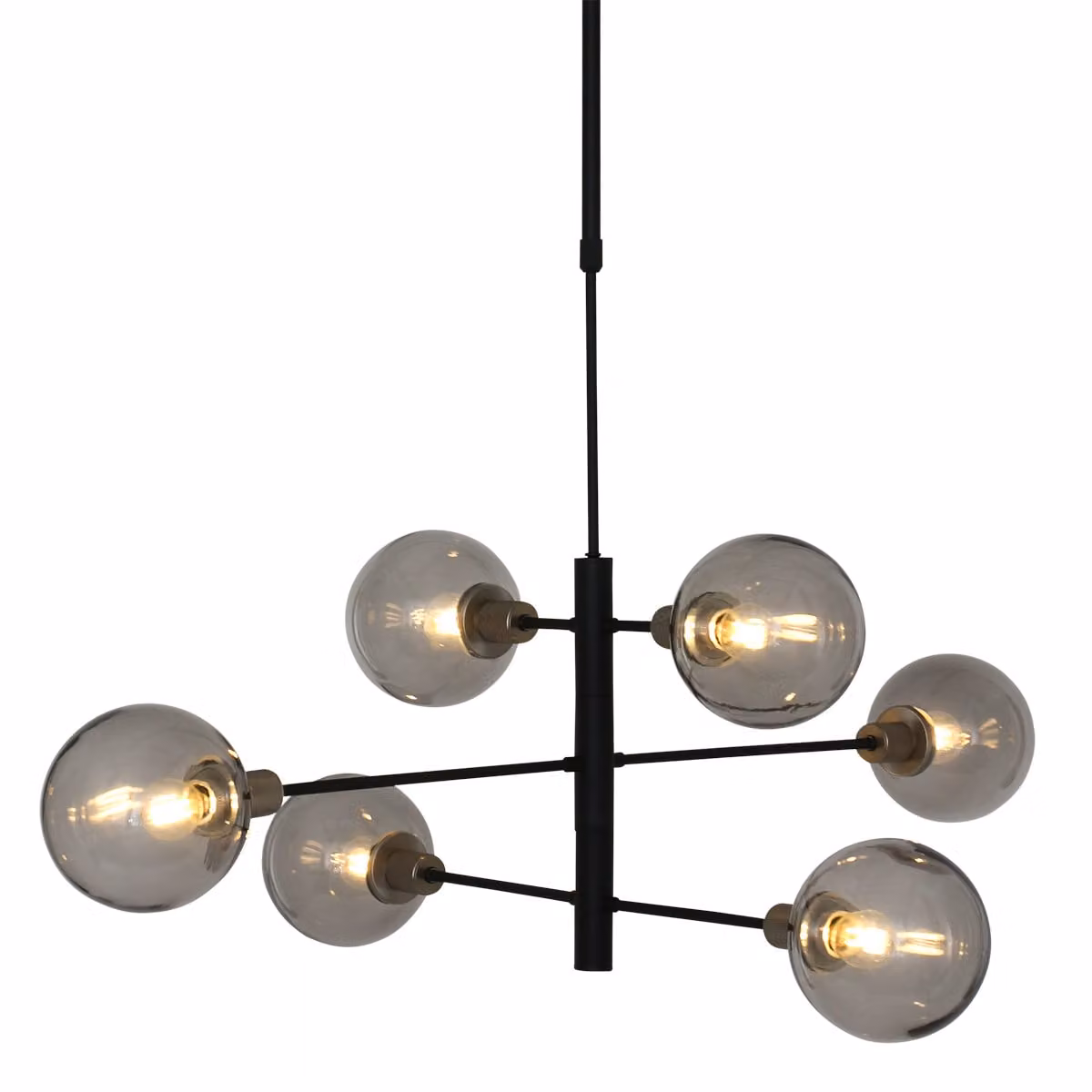 Lampada a sospensione - nero - Constellation - vetro metallo - Ø 105cm - E14 - 2709ZW - Steinhauer