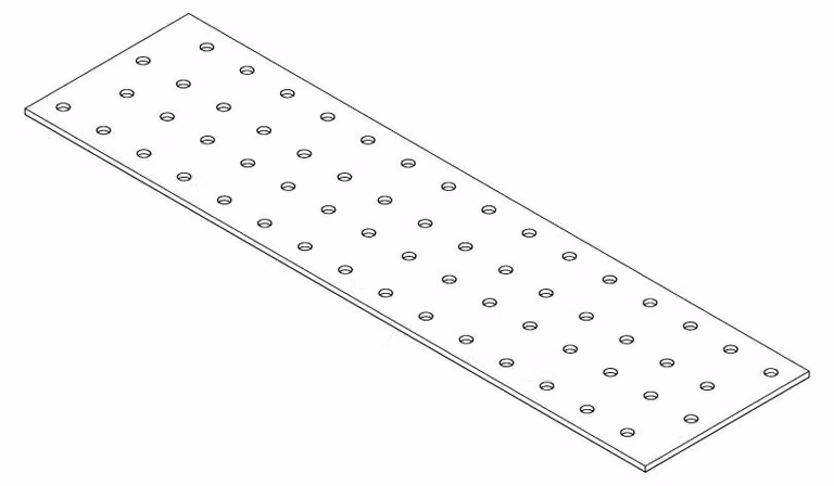Piastra Di Montaggio 300*80*2,0 Mm