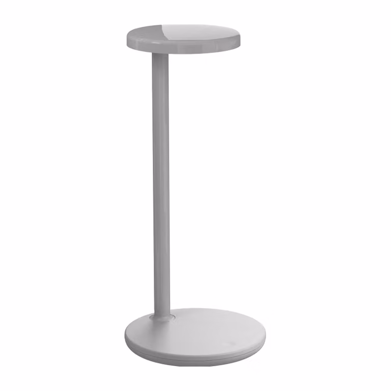 Flos - Oblique Qi - Lampada da tavolo - Grigio Lucido