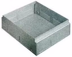 Scatola da incasso Bticino 150561S in acciaio grigio per 8/10 moduli – 1
