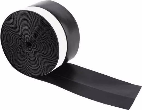 Nastro sigillante a trama fitta 5M, 45 mm, nero, autoadesivo.