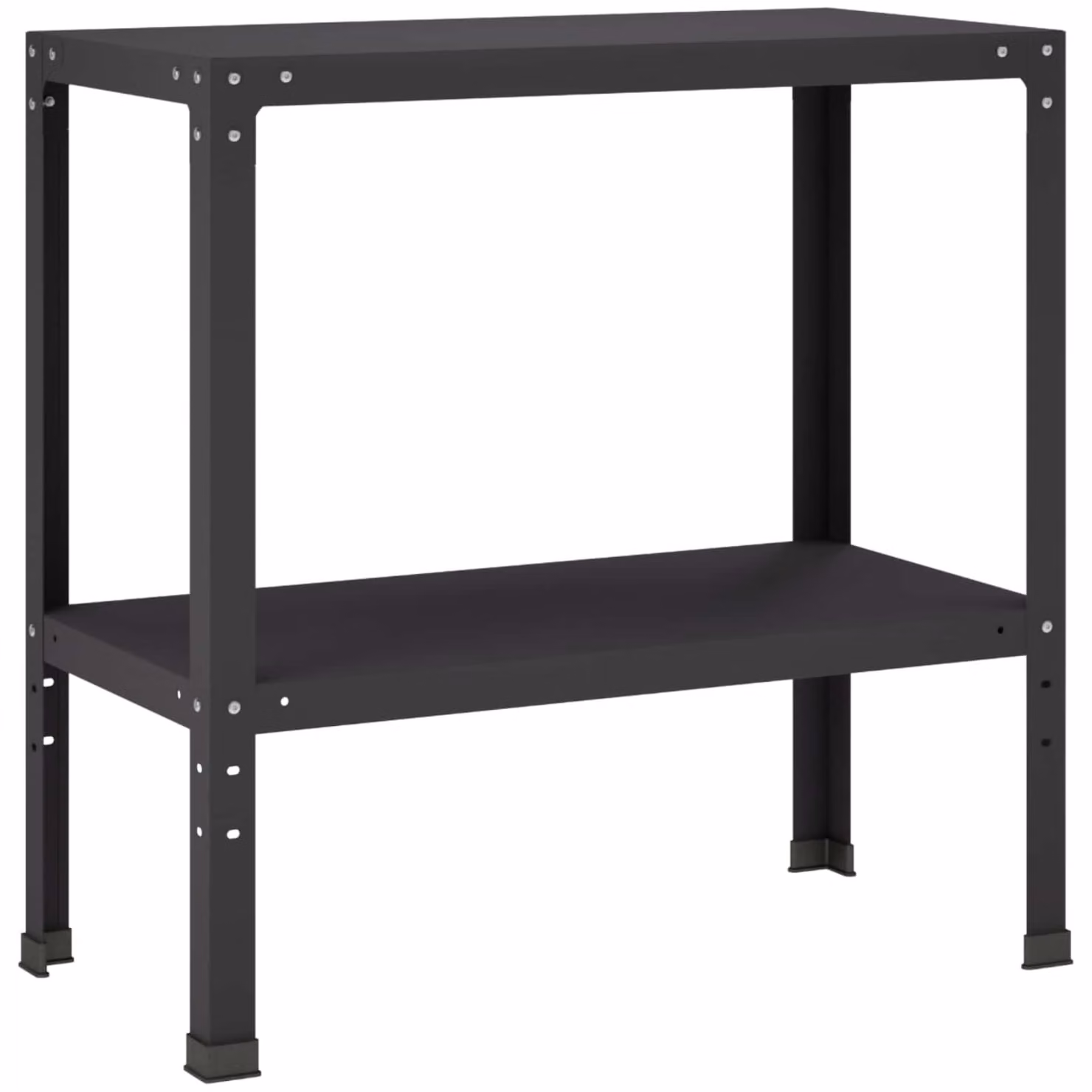 Tavolo da coltivazione, dimensioni 80 x 40 x 80 cm, acciaio verniciato a polvere, colore nero