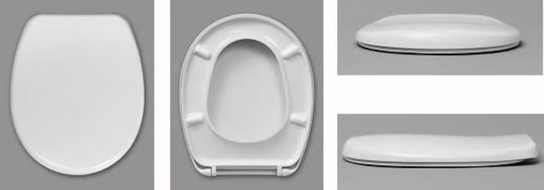 Sedile WC DIANA O200 cerniera in acciaio inox pergamon