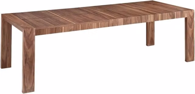 Tavolo da pranzo rettangolare allungabile Angel Cerdà in legno color noce