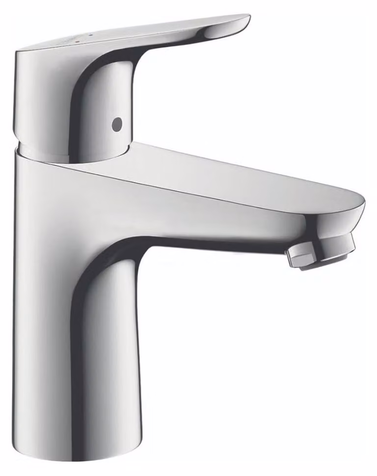 Miscelatore per lavabo Focus E 100, monocomando, cromo, 1 pezzo