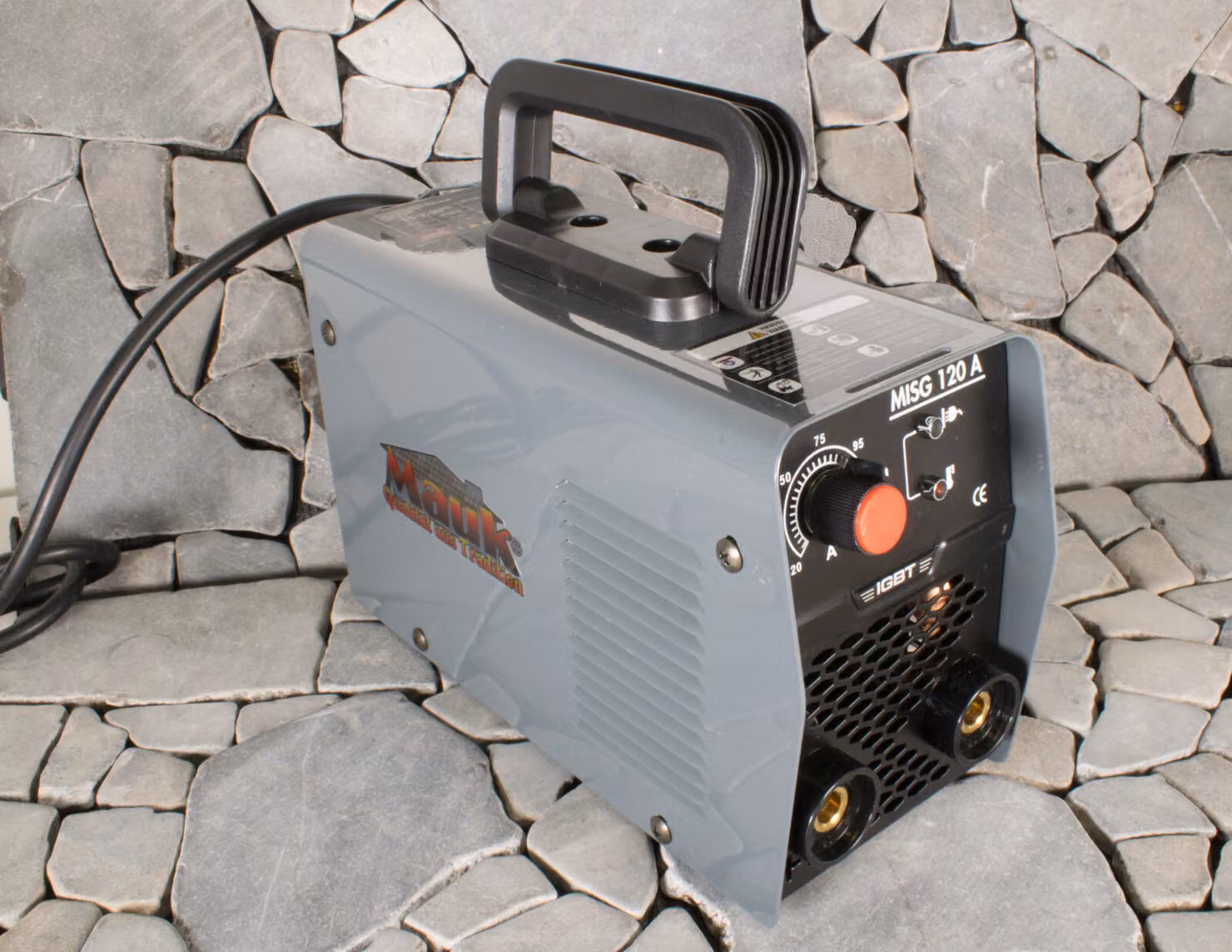MAUK Inverter Unità di saldatura a elettrodo MMA Basic 120A incl. accessori
