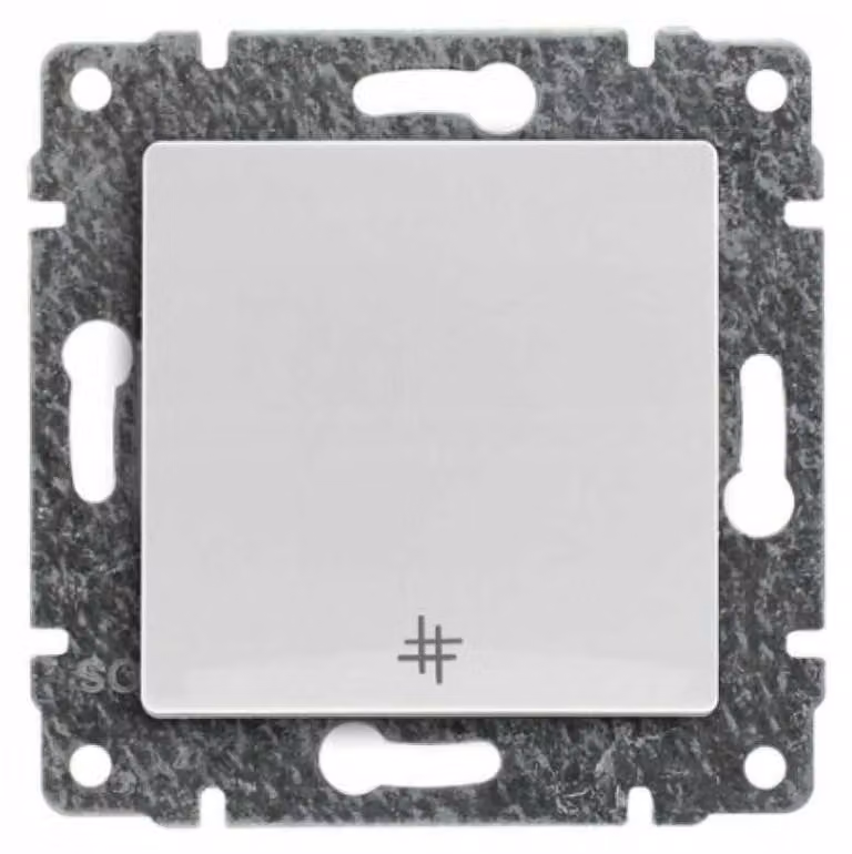 Kos-Elektro System VENA 510417, modulo interruttore a croce, colore bianco
