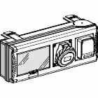 Adattatore di derivazione Schneider Electric KS, 32 A, vuoto per 8 moduli + 2 prese Schuko KSB32CP11D