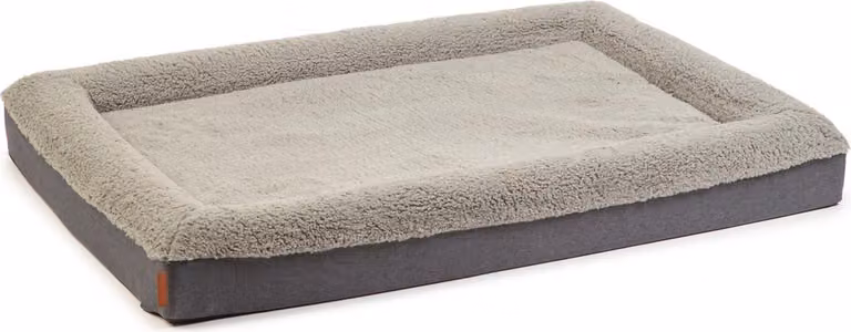 Beeztees Yura - Lettino ortopedico per cani - Grigio - 120x80x15 cm