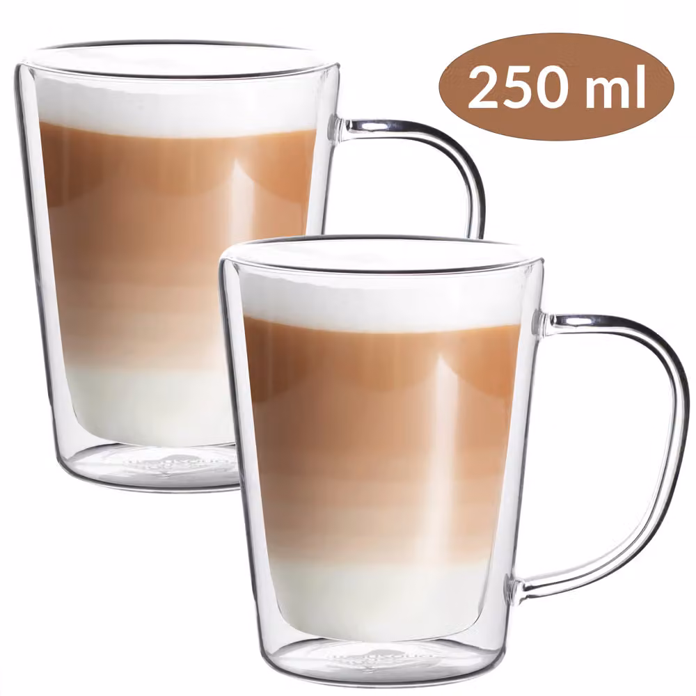 Set di 8 bicchierini termici a doppia parete Monzana transparenti – 2