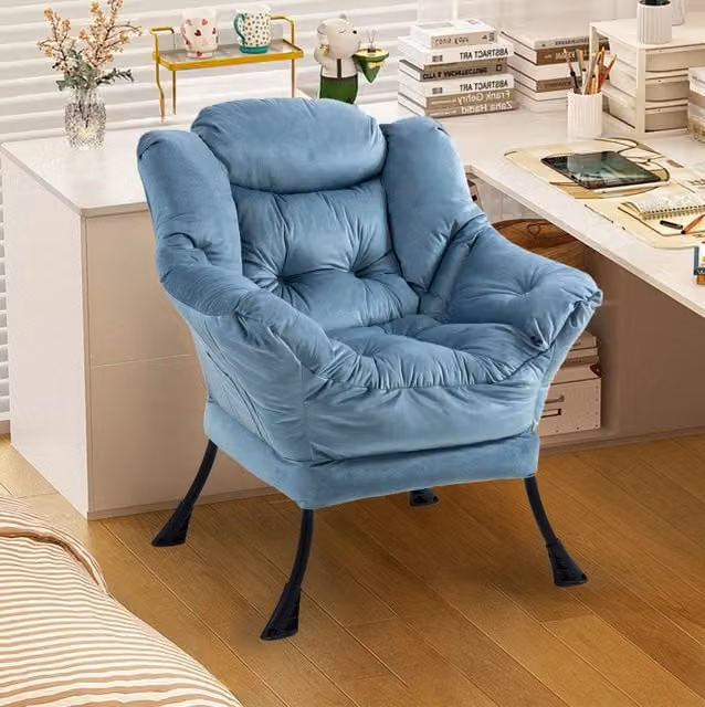 Poltrona sacco 50.0x40.0x26.0 cm convertibile in sedia divano e letto in velluto a coste verde