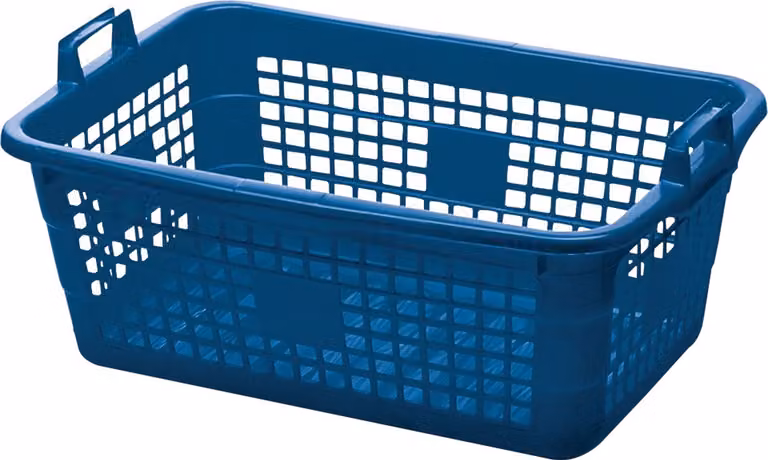 Cestino L620xL425xH250mm 45 l polietilene blu