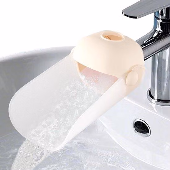 Prolunga per rubinetto da vasca da bagno per bambini, prolunga per rubinetto da vasca da bagno per bagno e cucina (color albicocca)