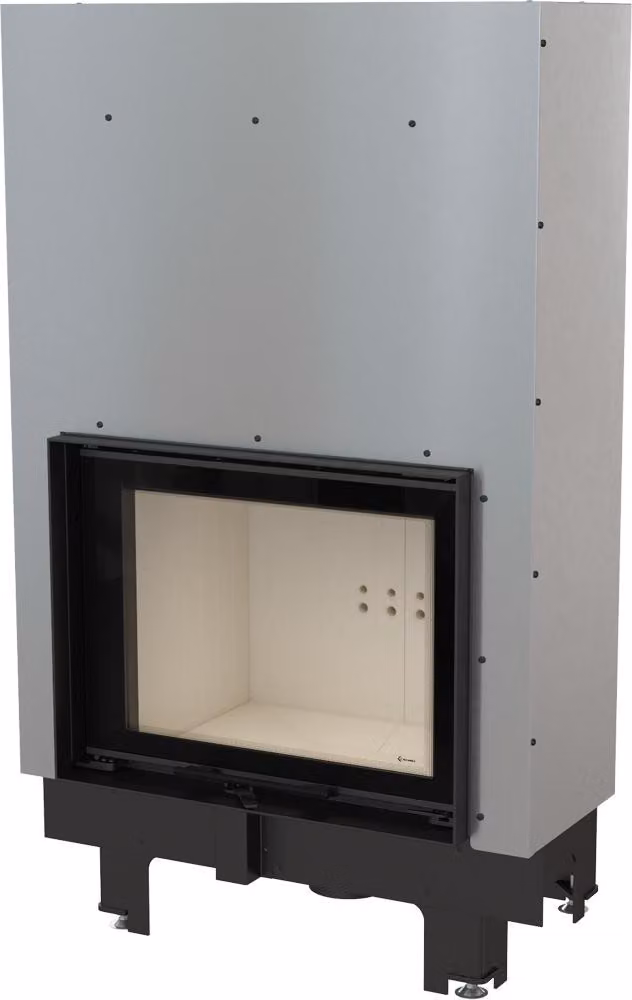 Inserto camino ad acqua KRATKI MBM 12 kW Ø 180 con porta scorrevole