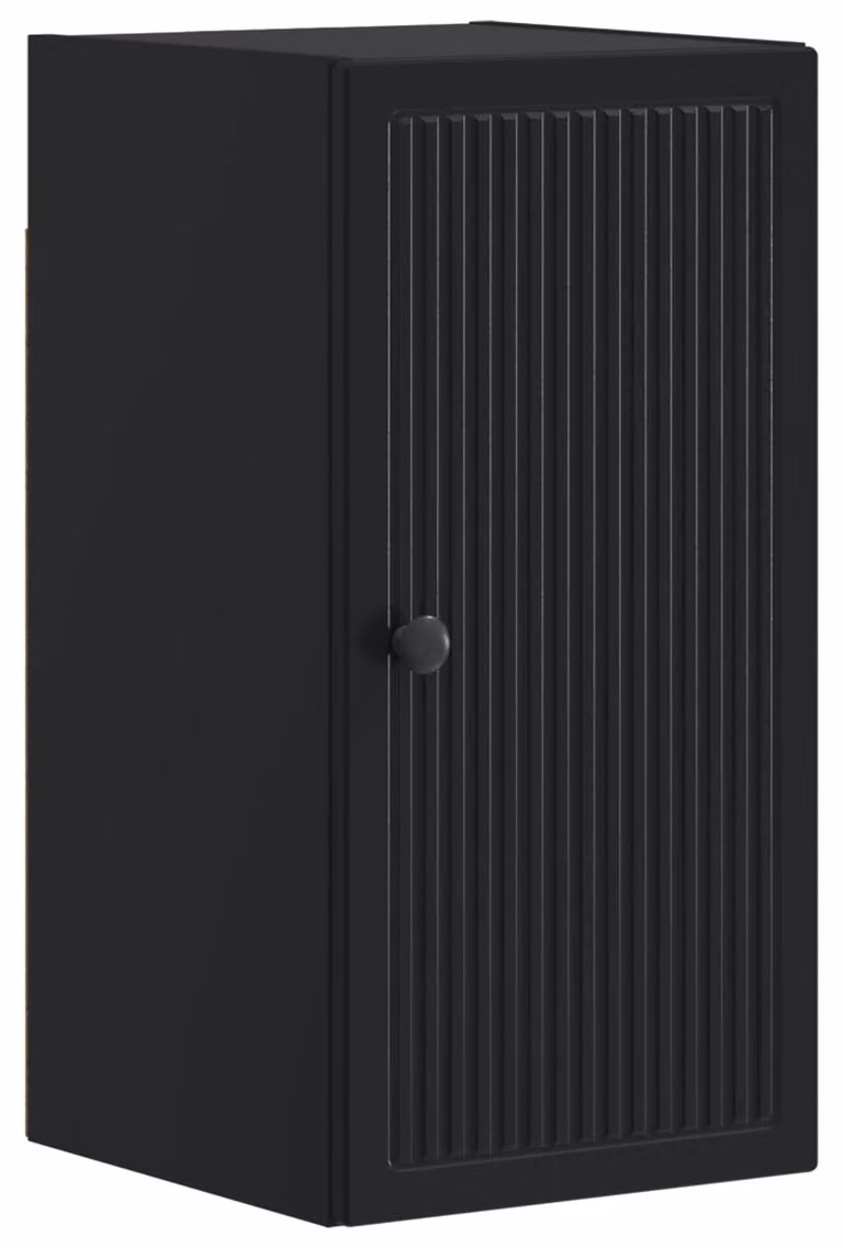 Mobile da bagno a parete EDE, colore nero, dimensioni 30 x 31 x 59 cm