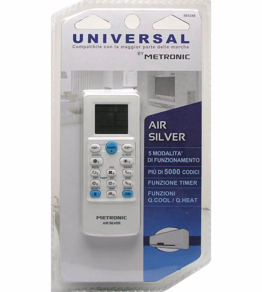 Metronic Telecomando Universale Climatizzatori - Bianco