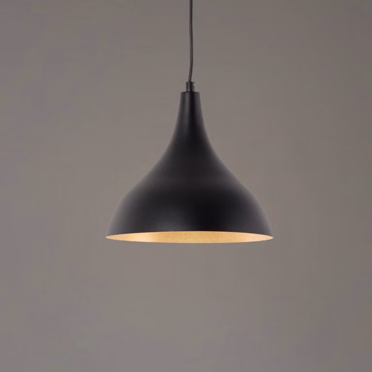 Lampada a sospensione Berceste Opviq, dimmerabile, Nero, Soggiorno / Sala da pranzo, Metallo, Lampada a sospensione
