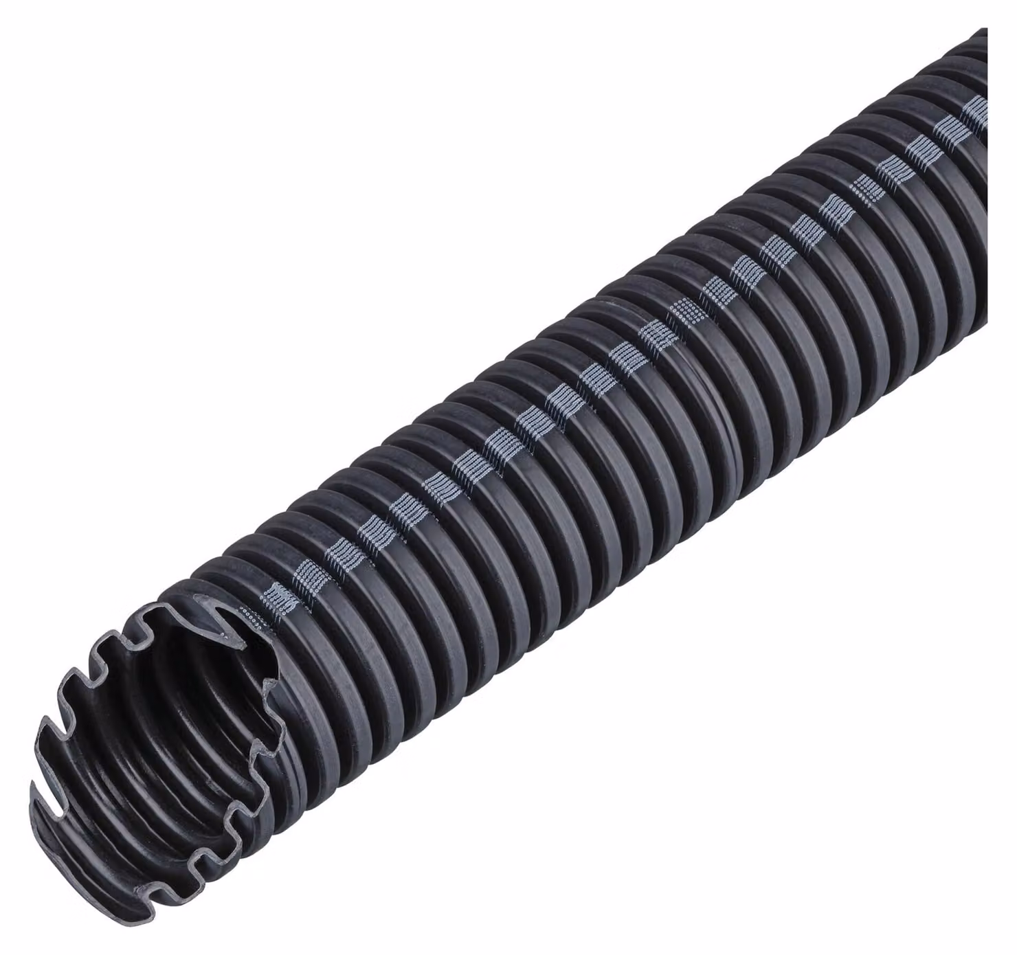50 metri di tubo ondulato in plastica, tubo di protezione del cavo leggero 32,0x24,5mm - Tubo di installazione in plastica 32,0x24,5mm -...