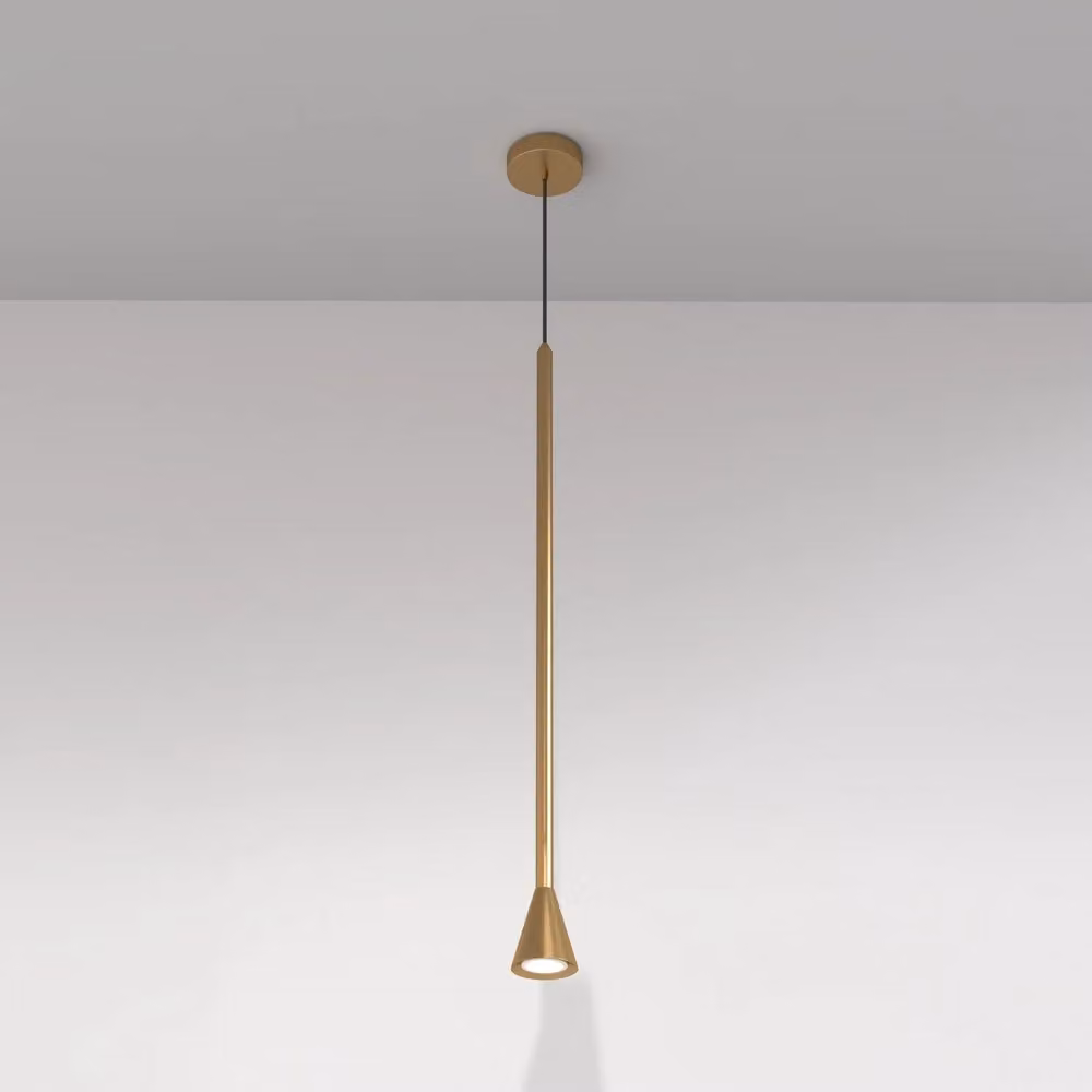 Maytoni Arrow lampada a sospensione moderna in metallo color oro/ottone con attacco GU10 e tecnologia LED dimmabile – 2