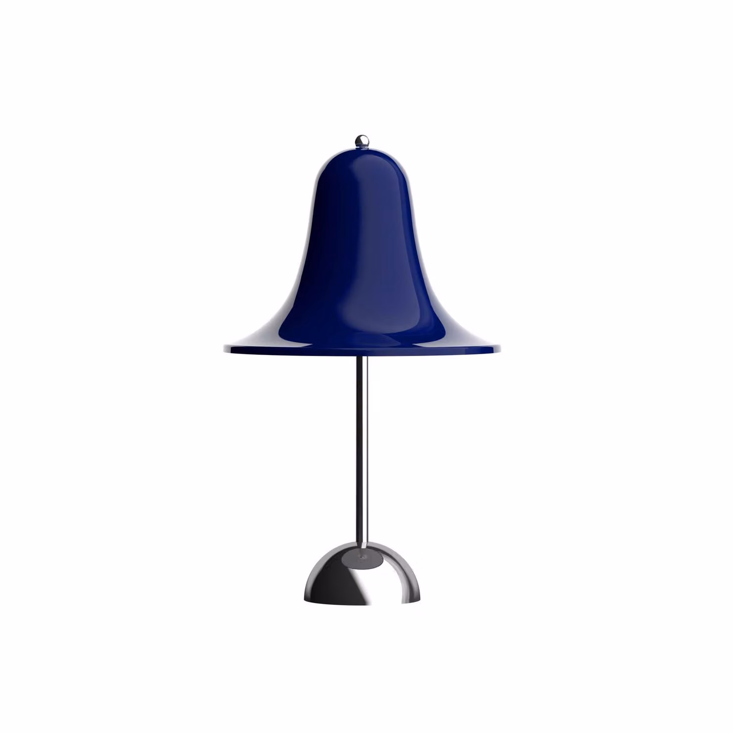 Verpan Lampada da tavolo Pantop, dimmerabile, Blu, Soggiorno / Sala da pranzo, Metallo, Design, Lampada da tavolo