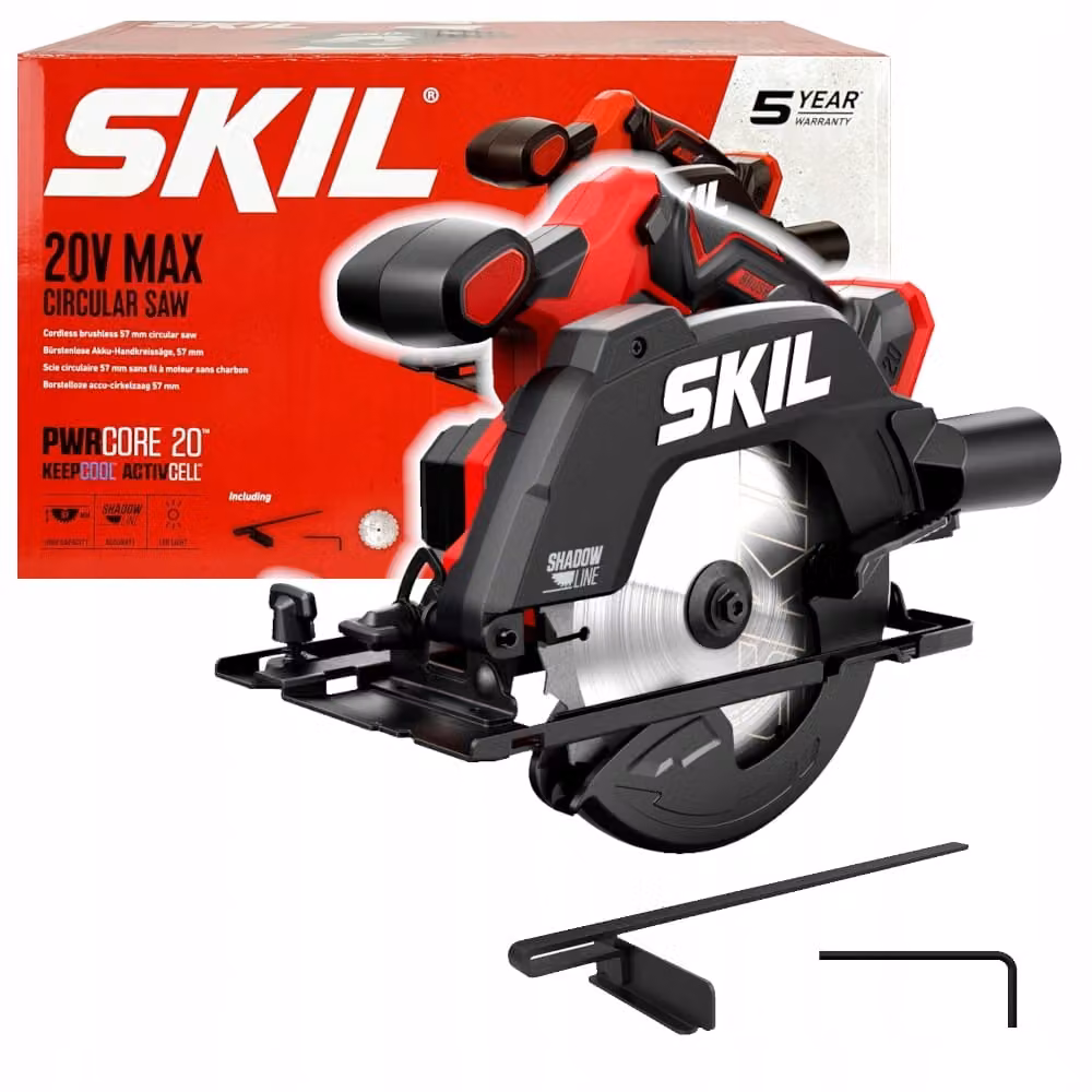 Skil 20V 3551 CA Sega circolare a batteria da 165 mm (senza batteria)
