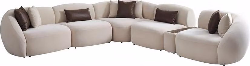 Wohnlandschaft Eckcouch Ecklounge Polsterecke Ecksofa Design Sofa Couch 345x320