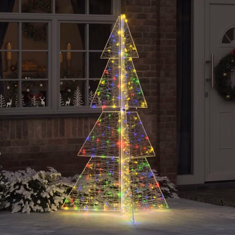 Maison Exclusive - Albero di Natale con 240 luci LED, multicolore, 180 cm, in acrilico