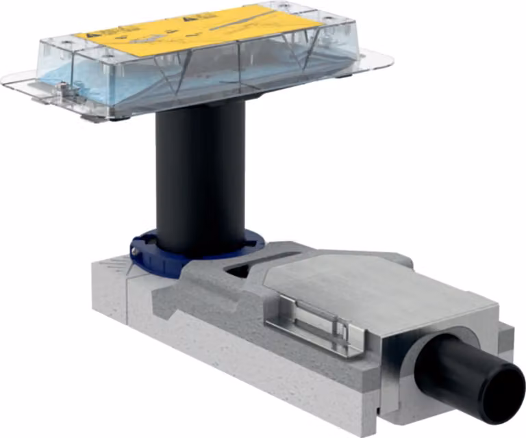 Geberit Rohbauset DN40 für Duschrinnen der Reihe CleanLine