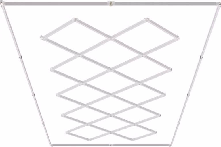 Luce da garage a LED 88000LM - Plafoniera per officina - 6500K - CRI 84 - Installazione fai-da-te a 14 quadrati - Resistente al calore e ignifuga - Ideale per il garage e l'officina dell'auto