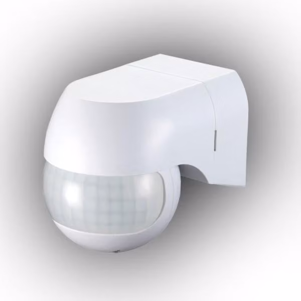 Sensore Di Movimento Pir Bianco 180° 800 W 12 Metri Ip44 - E+Cr-Pir3/On